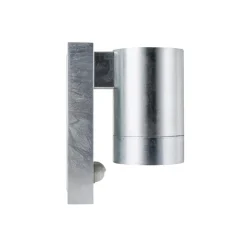 Utendørs vegglampe Tin Maxi Sensor galvanisert, stål, IP54, GU10