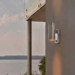 Utendørs vegglampe Tin Maxi Double Sensor, galvanisert, IP54, GU10
