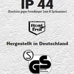 Utendørs vegglampe Toma i stål med sensor