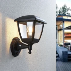 Utendørs vegglykt Acelya med bevegelsessensor