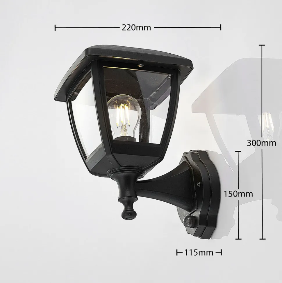 Utendørs vegglykt Acelya med bevegelsessensor