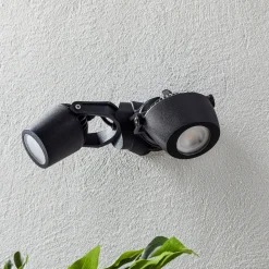 Utespot Minitommy, 2 lyskilder, CCT, svart/frost