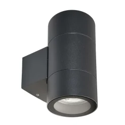 Utevegglampe Achernar 2 lysk. up/down gråsvart