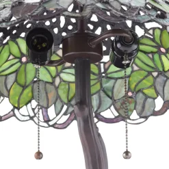 Uvanlig bordlampe Jamaica, Tiffany-stil