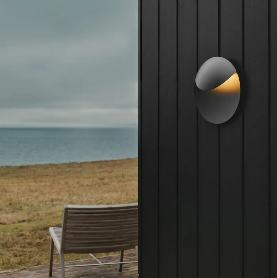 Valopin Seaside LED utendørs vegglampe, svart