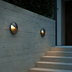 Valopin Seaside LED utendørs vegglampe, svart