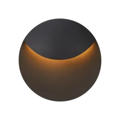 Valopin Seaside LED utendørs vegglampe, svart