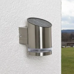 Vegghengt solcellelampe Salma med LED-lys