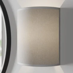 Vegglampe Alice med grå skjerm