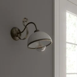 Vegglampe Antica i landlig stil, 1 lyskilde