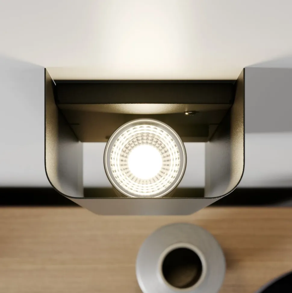 Vegglampe Bergen opp & ned, grafitt