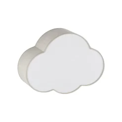 Vegglampe Cloud, beige, 43 cm bred, tekstil, sky, E27