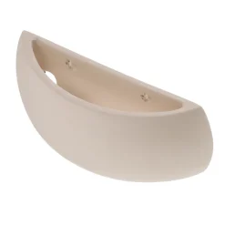 Vegglampe Curve opp/ned i hvit keramikk