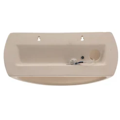 Vegglampe Curve opp/ned i hvit keramikk