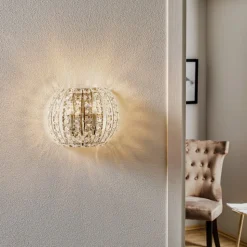 Vegglampe DIAMOND LED med krystaller