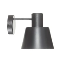 Vegglampe Dunka i metall, 1 lyskilde, svart