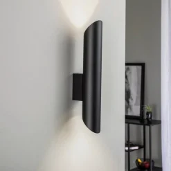 Vegglampe Eye Cut, svart