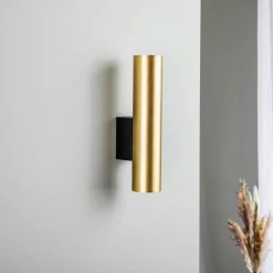 Vegglampe Eye, messing