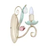 Vegglampe Florina med blomstermotiv, 1 lyskilde