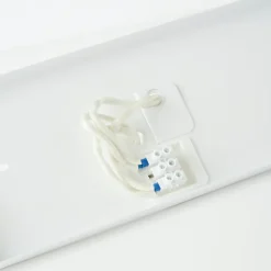 Vegglampe Haga, hvit, metall, G9, opp/ned, 25,5 cm bred