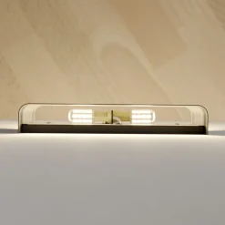 Vegglampe Haga, sett med 3, grafitt, G9, opp/ned, 15 cm høy