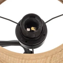 Vegglampe Jovin 1 lyskilde med spot, rottingparaply