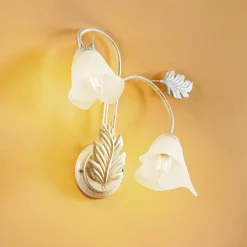 Vegglampe Marilena i florentinsk stil med 2 lyskilder