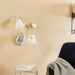 Vegglampe Marilena i florentinsk stil med 2 lyskilder