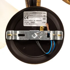 Vegglampe Miranda med 2 lyskilder, bronse