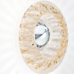 Vegglampe New Wave Optic, opalhvit, øyeeple, støpsel