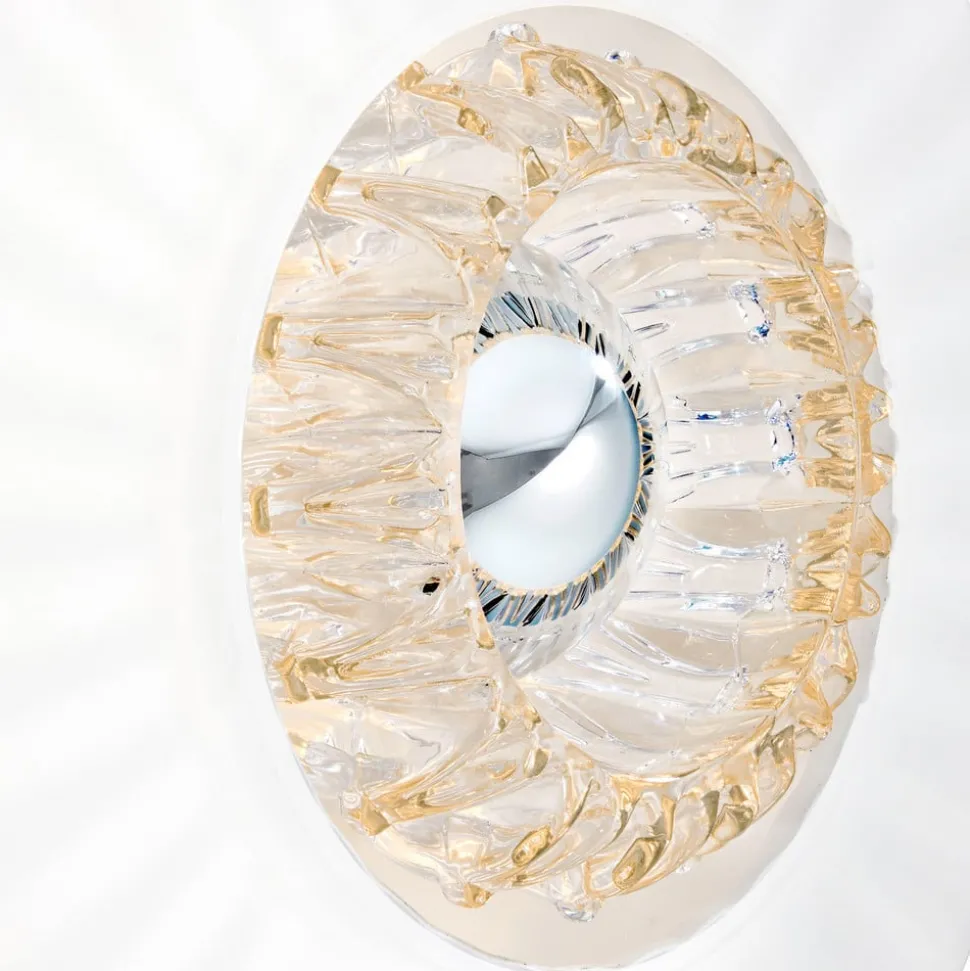 Vegglampe New Wave Optic, opalhvit, øyeeple, støpsel