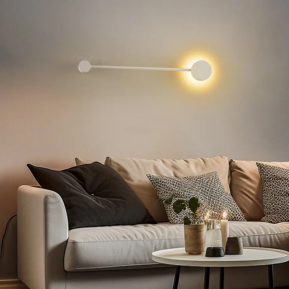 Vegglampe Orbit I 40, hvit, 1 lyskilde