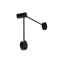 Vegglampe Orbit II 20/40, svart, 2 lyskilder