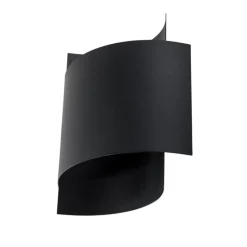 Vegglampe Pako av to stålplater i svart