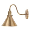 Vegglampe Provence, antikk messing
