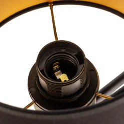 Vegglampe Soho sylindrisk leselampe svart/gull