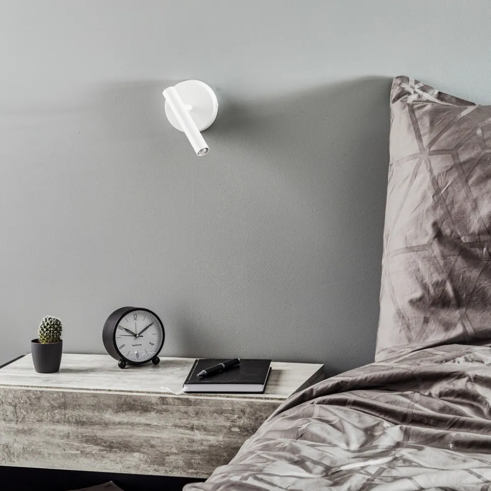 Vegglampe Sopel Høyde 15 cm, hvit