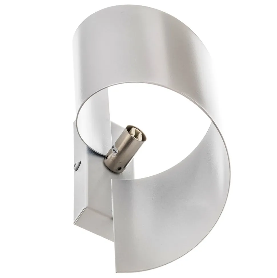 Vegglampe Spiner hvit, høyde 30 cm, stål