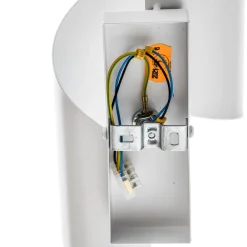 Vegglampe Spiner hvit, høyde 30 cm, stål