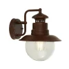 Vegglampe Station, brun, IP44