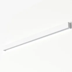 Vegglampe Straight L, 122 cm, hvit