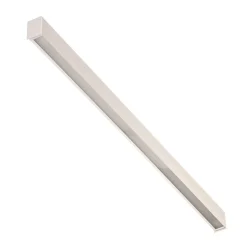 Vegglampe Straight L, 122 cm, hvit