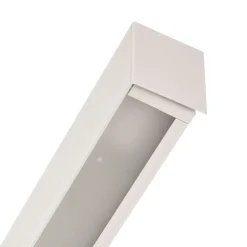 Vegglampe Straight L, 122 cm, hvit