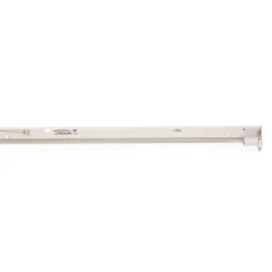 Vegglampe Straight L, 122 cm, hvit