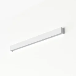 Vegglampe Straight M, 92 cm, hvit
