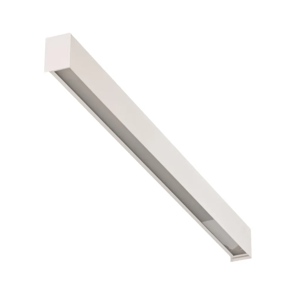 Vegglampe Straight M, 92 cm, hvit