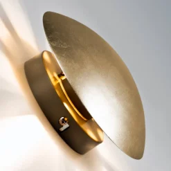 Vegglampe Sunset gull-antikk