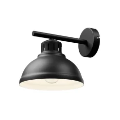 Vegglampe Sven, svart, metall, 1 lyskilde