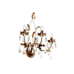 Vegglampe Teresa som lysekrone, 3 lyskilder