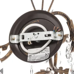 Vegglampe Teresa som lysekrone, 3 lyskilder